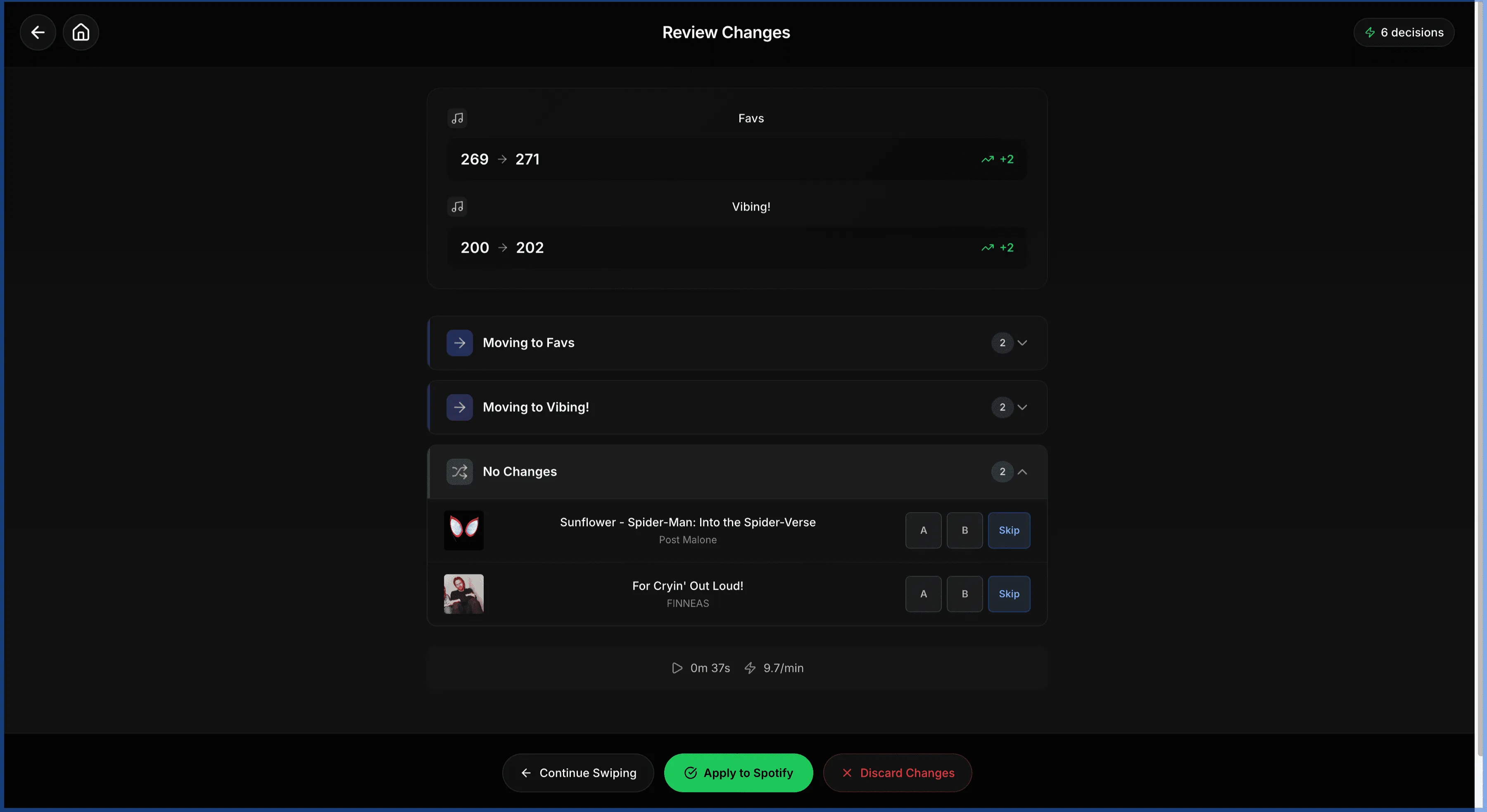 Playlist Swiper gallery visual 7