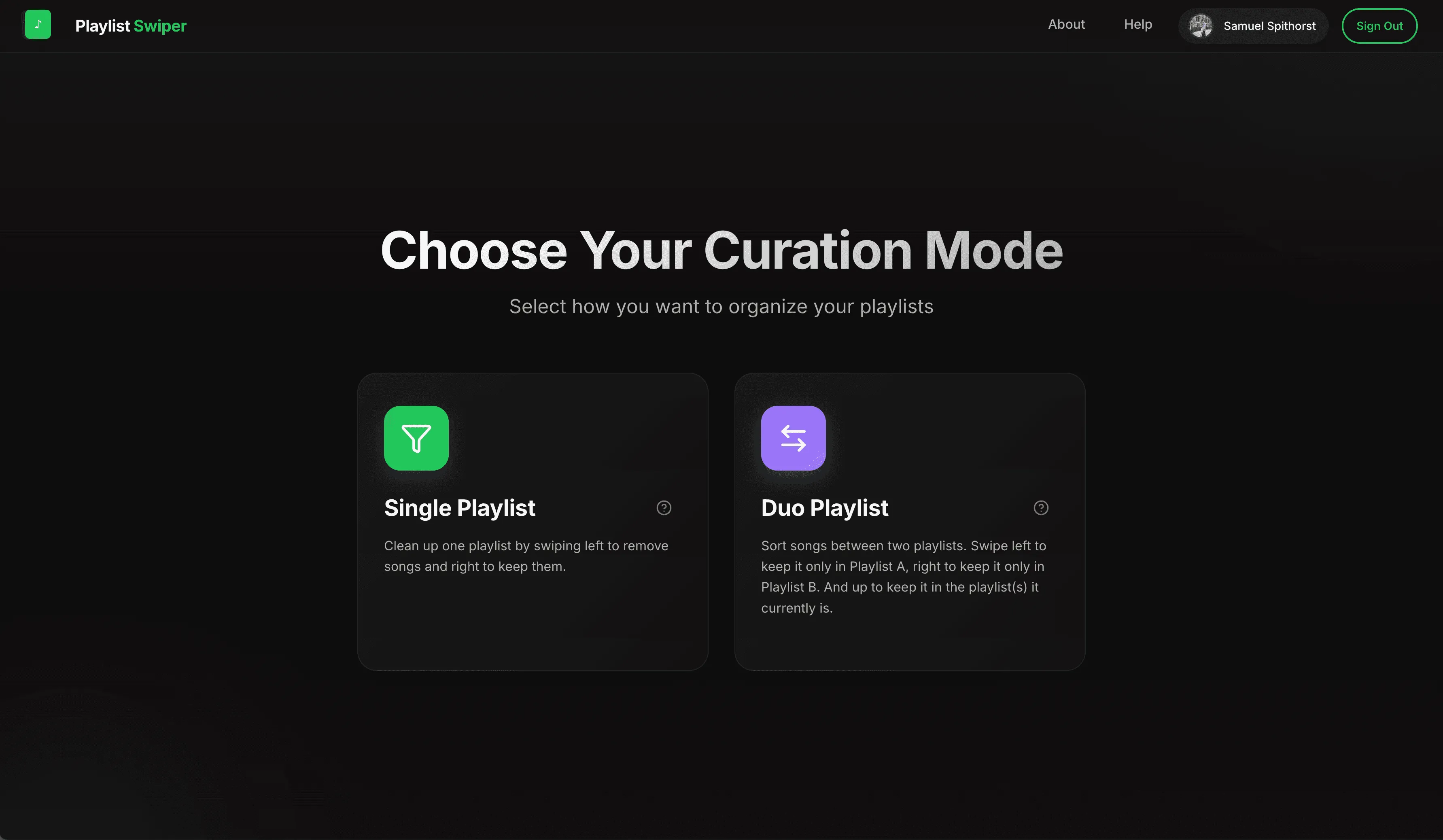 Playlist Swiper gallery visual 15
