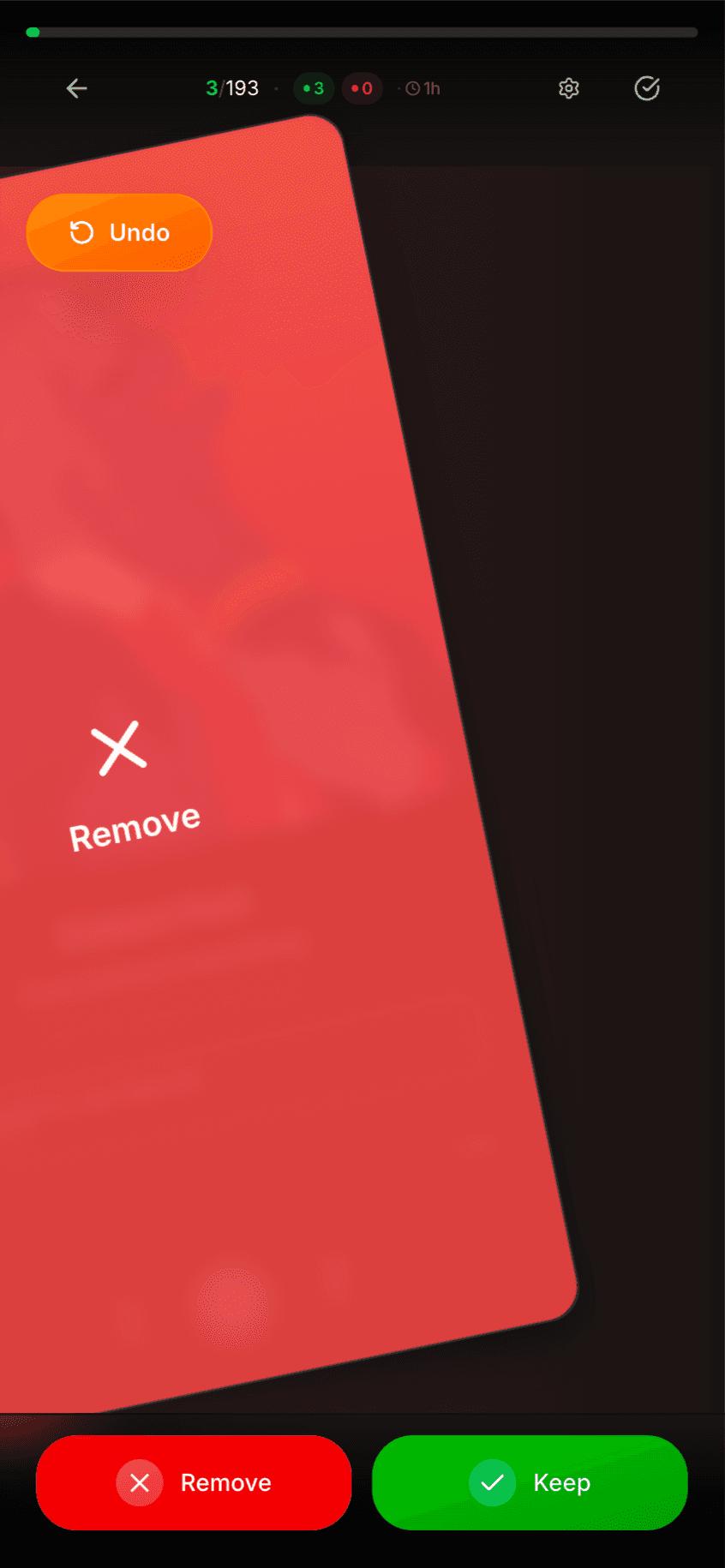 Playlist Swiper — gallery visual