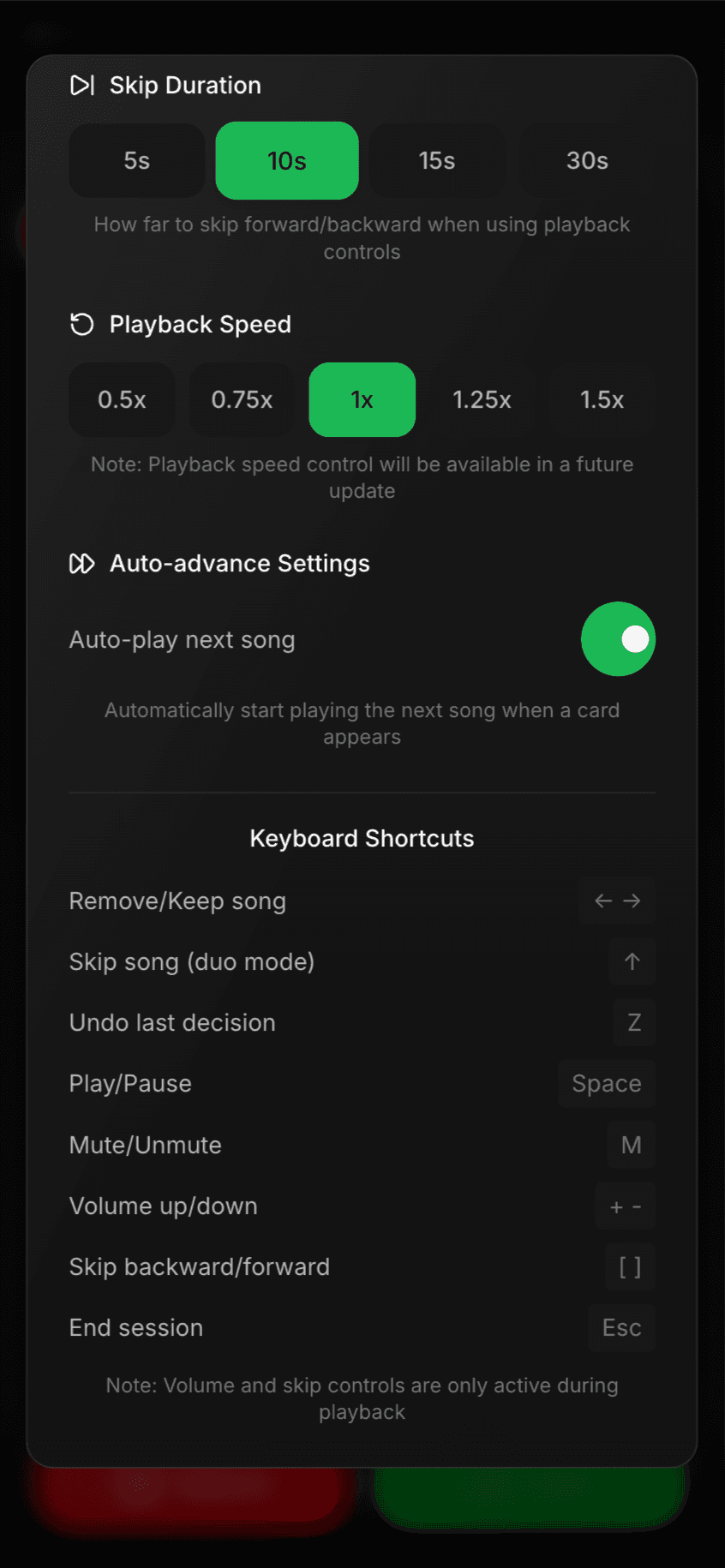 Playlist Swiper — gallery visual