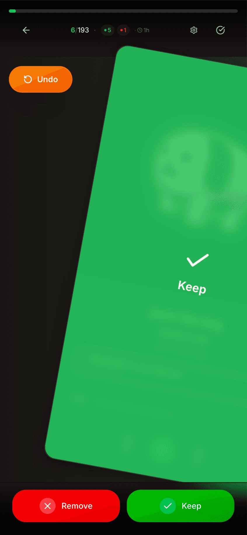 Playlist Swiper — gallery visual