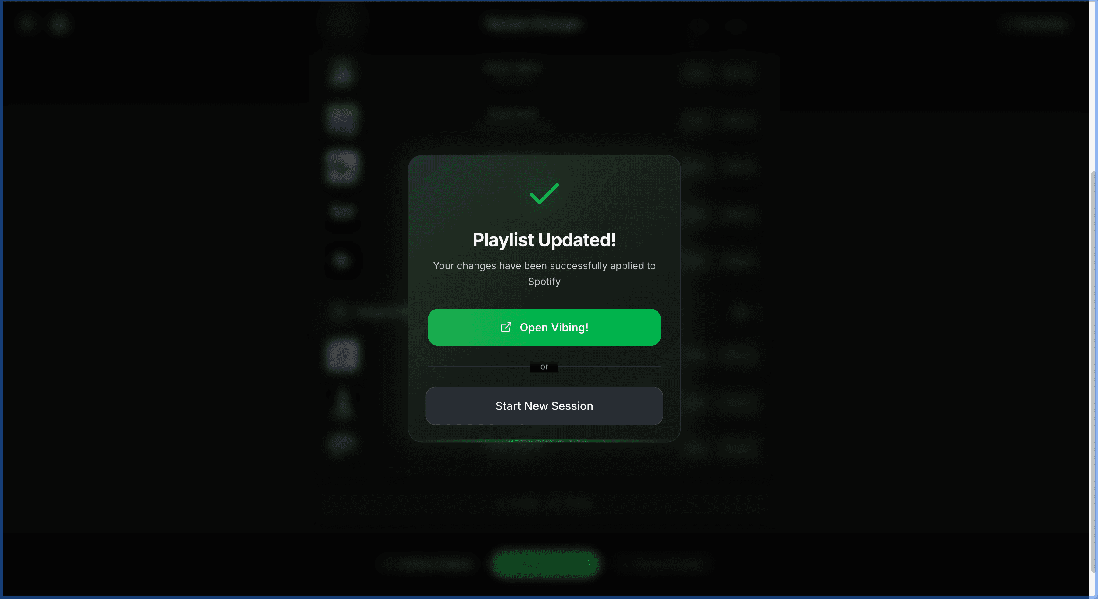 Playlist Swiper — gallery visual
